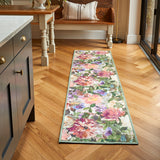 Clarke Clarke Tahiti Forest Washable Rug from Roseland Furniture