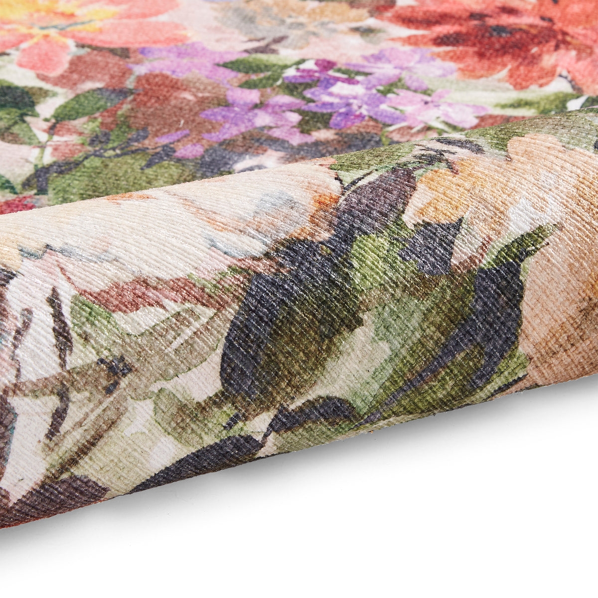 Clarke Clarke Tahiti Forest Rouge Washable Rug from Roseland Furniture