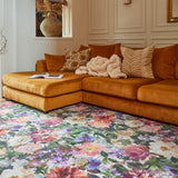 Clarke Clarke Tahiti Forest Rouge Washable Rug from Roseland Furniture