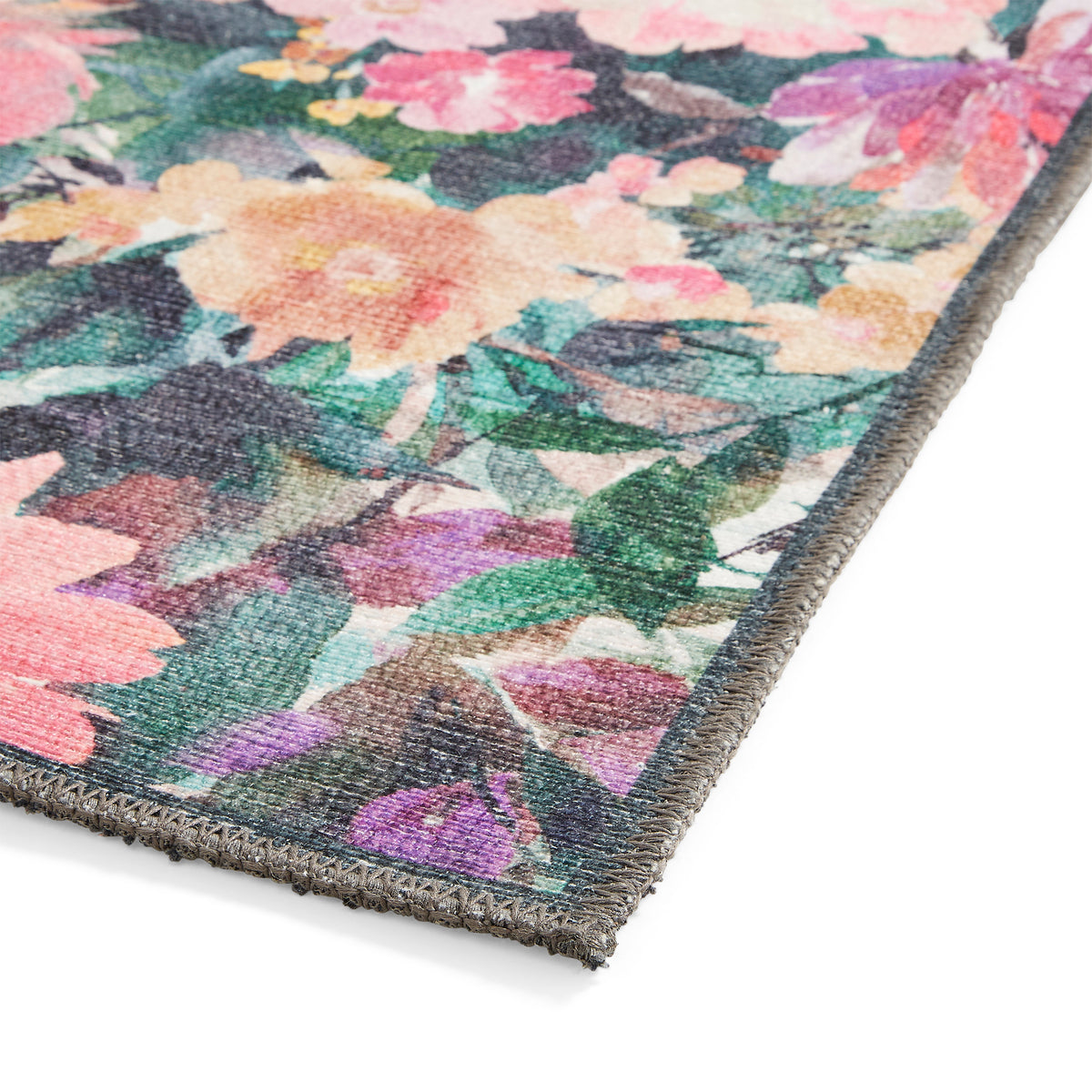 Clarke Clarke Tahiti Fuchsia Washable Rug from Roseland Furniture