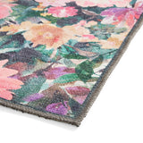 Clarke Clarke Tahiti Fuchsia Washable Rug from Roseland Furniture