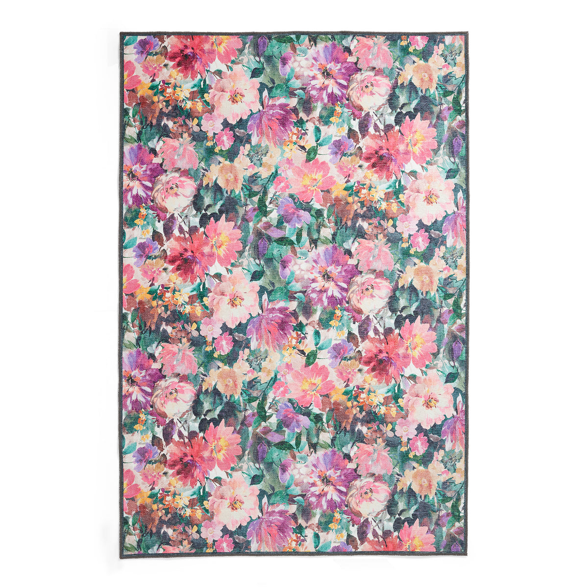 Clarke Clarke Tahiti Fuchsia Washable Rug from Roseland Furniture