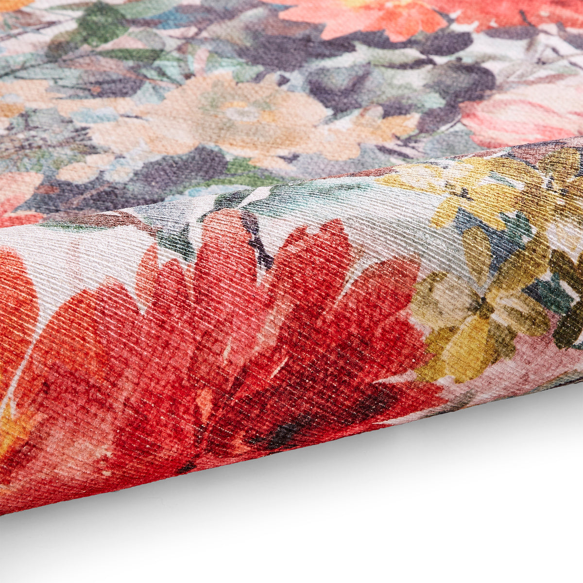 Clarke Clarke Tahiti Teal Rouge Washable Rug from Roseland Furniture