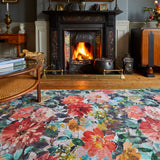 Clarke Clarke Tahiti Teal Washable Rug from Roseland Furniture