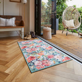 Clarke Clarke Tahiti Teal Washable Rug from Roseland Furniture