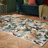 Clarke Clarke Toucan Antique Washable Rug from Roseland Furniture