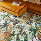 Clarke Clarke Toucan Antique Washable Rug from Roseland Furniture
