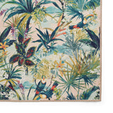 Clarke Clarke Toucan Blush Washable Rug from Roseland Furniture