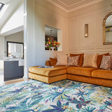 Clarke Clarke Toucan Blush Washable Rug from Roseland Furniture