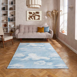 Harlequin Air Sky Blue Rug from Roseland Furniture