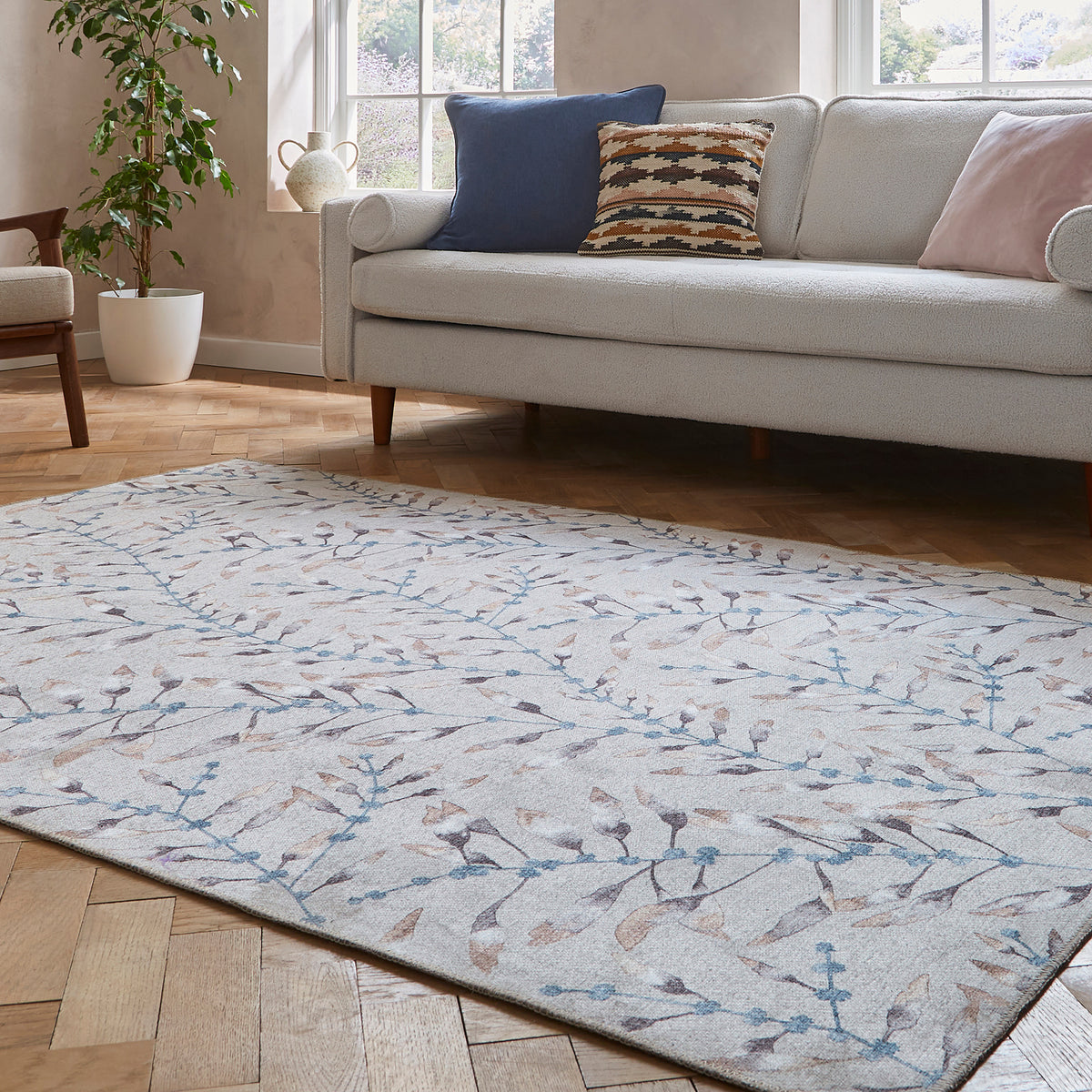 Harlequin Chaconia Stone Russet Rug from Roseland Furniture