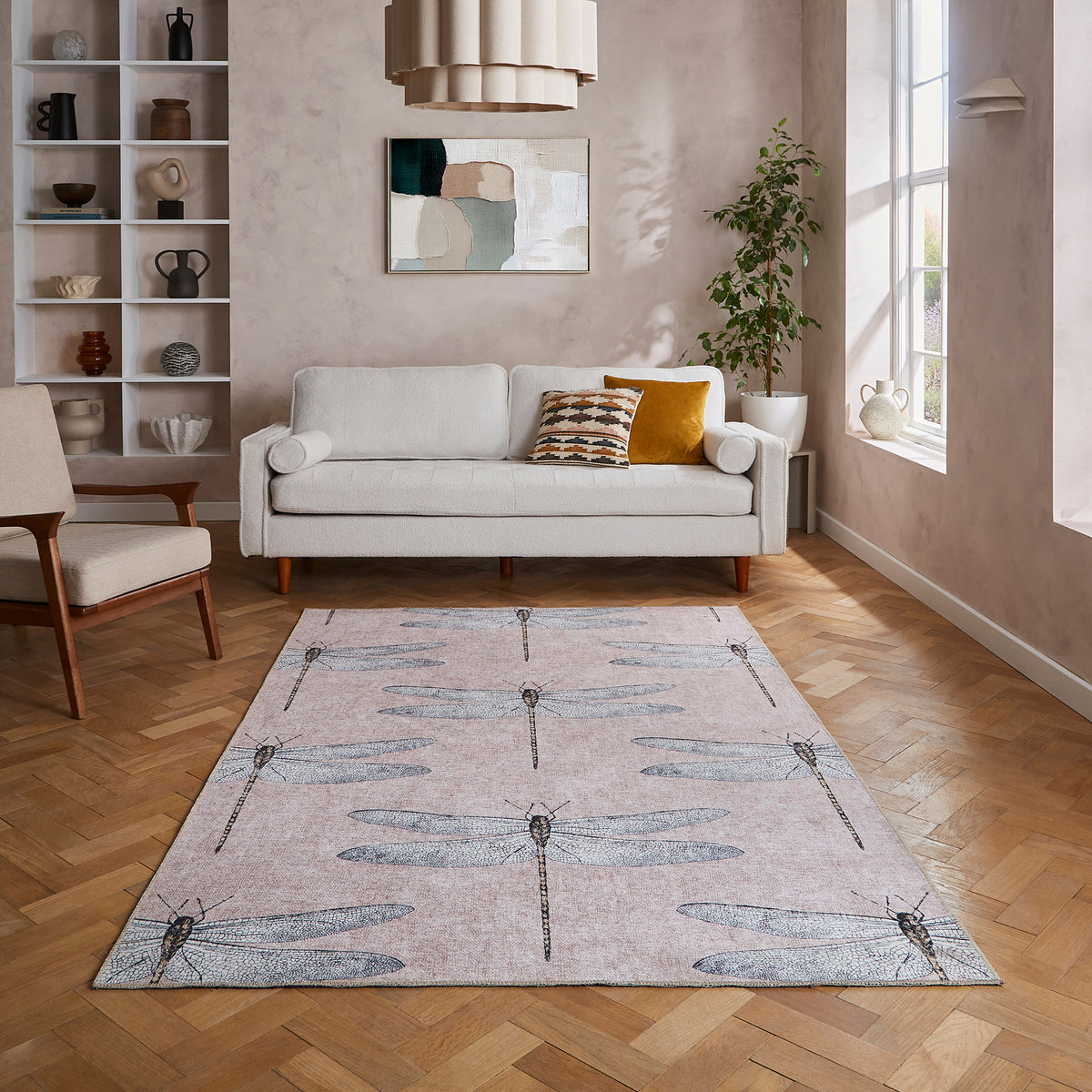 Harlequin Demoiselle Taupe Rug from Roseland Furniture
