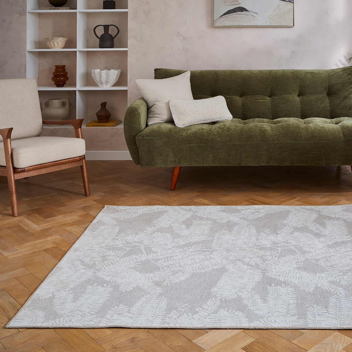 Harlequin Extravagance Champagne Rug from Roseland Furniture