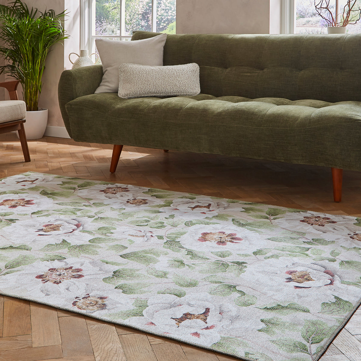 Harlequin Florent Fern Rug from Roseland Furniture