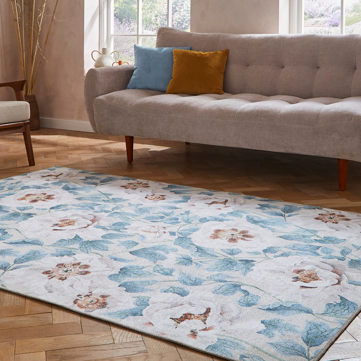 Harlequin Florent Sailcloth Rug from Roseland Furniture