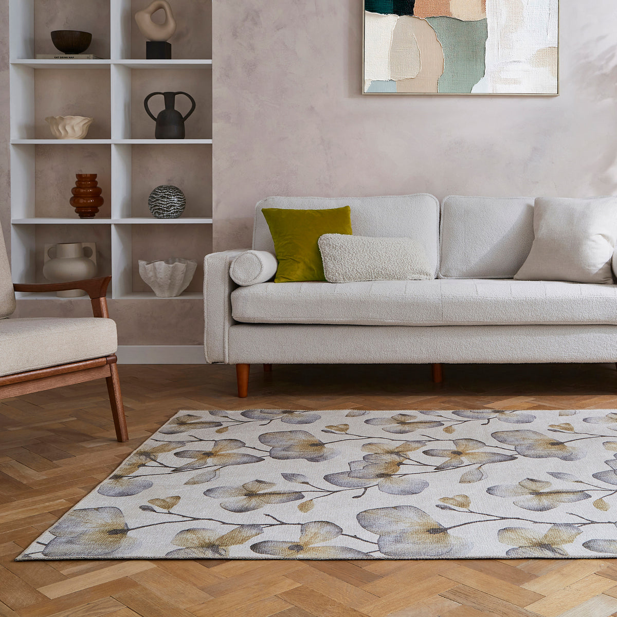 Harlequin Kienze Ochre Rug from Roseland Furniture