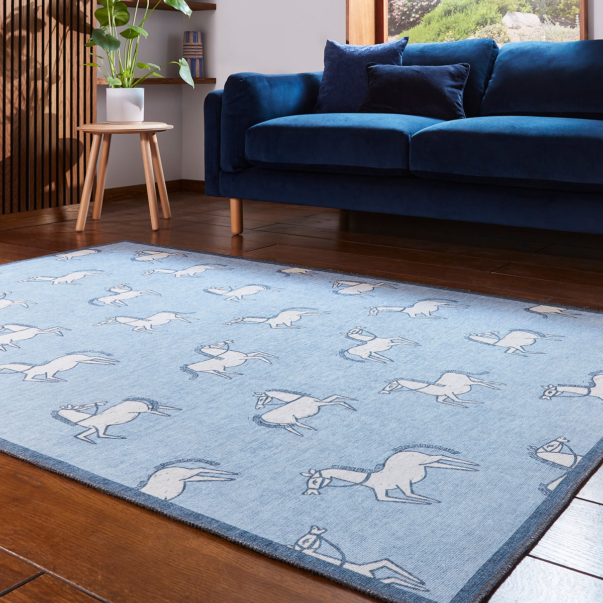 Scion Canter Mist Rug from Roseland Furniture