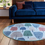 Scion Cedar Coast Circle Rug from Roseland Furniture
