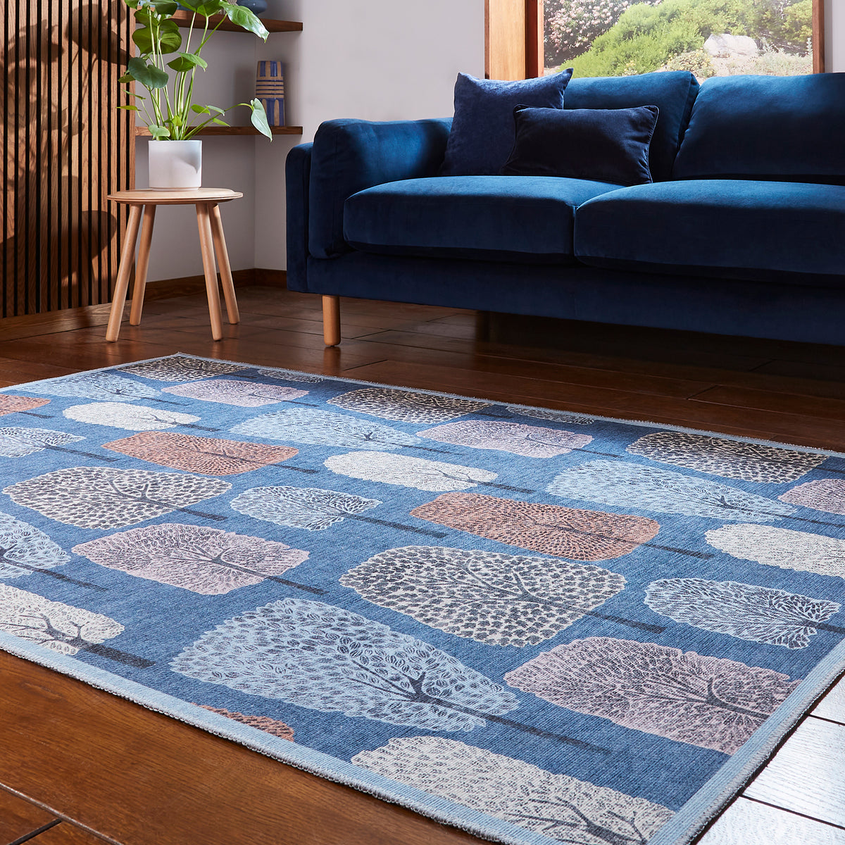 Scion Cedar Midnight Rug from Roseland Furniture