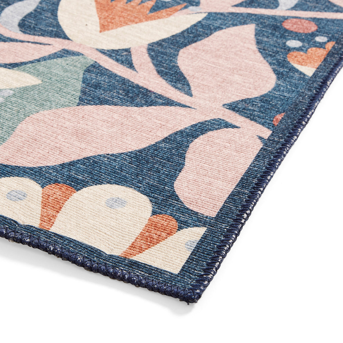 Scion Dancing Daisies Ink Blush Rug from Roseland Furniture