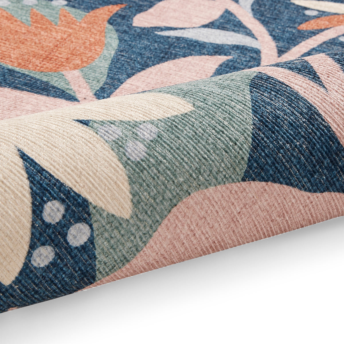 Scion Dancing Daisies Ink Blush Rug from Roseland Furniture