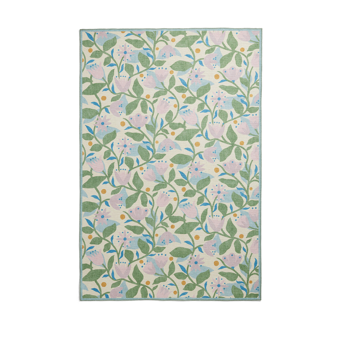 Scion Dancing Daisies Juniper Violet Rug from Roseland Furniture