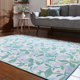 Scion Dancing Daisies Juniper Violet Rug from Roseland Furniture