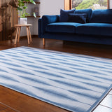 Scion Kasuri Midnight Rug from Roseland Furniture