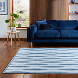 Scion Kasuri Midnight Rug from Roseland Furniture