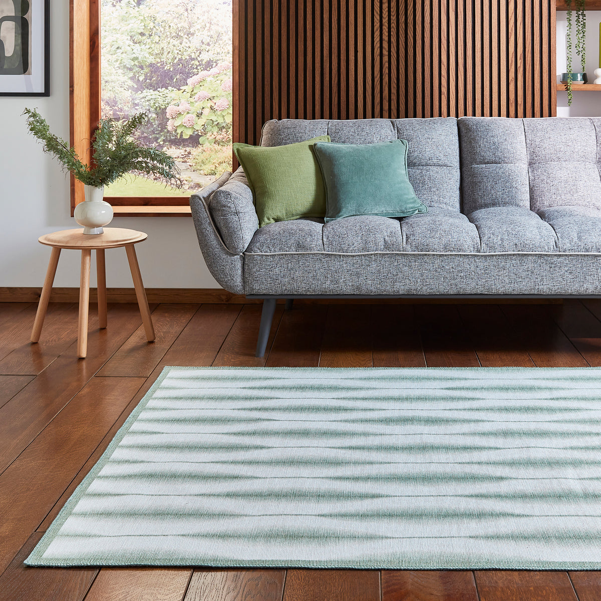 Scion Kasuri Sage Rug from Roseland Furniture