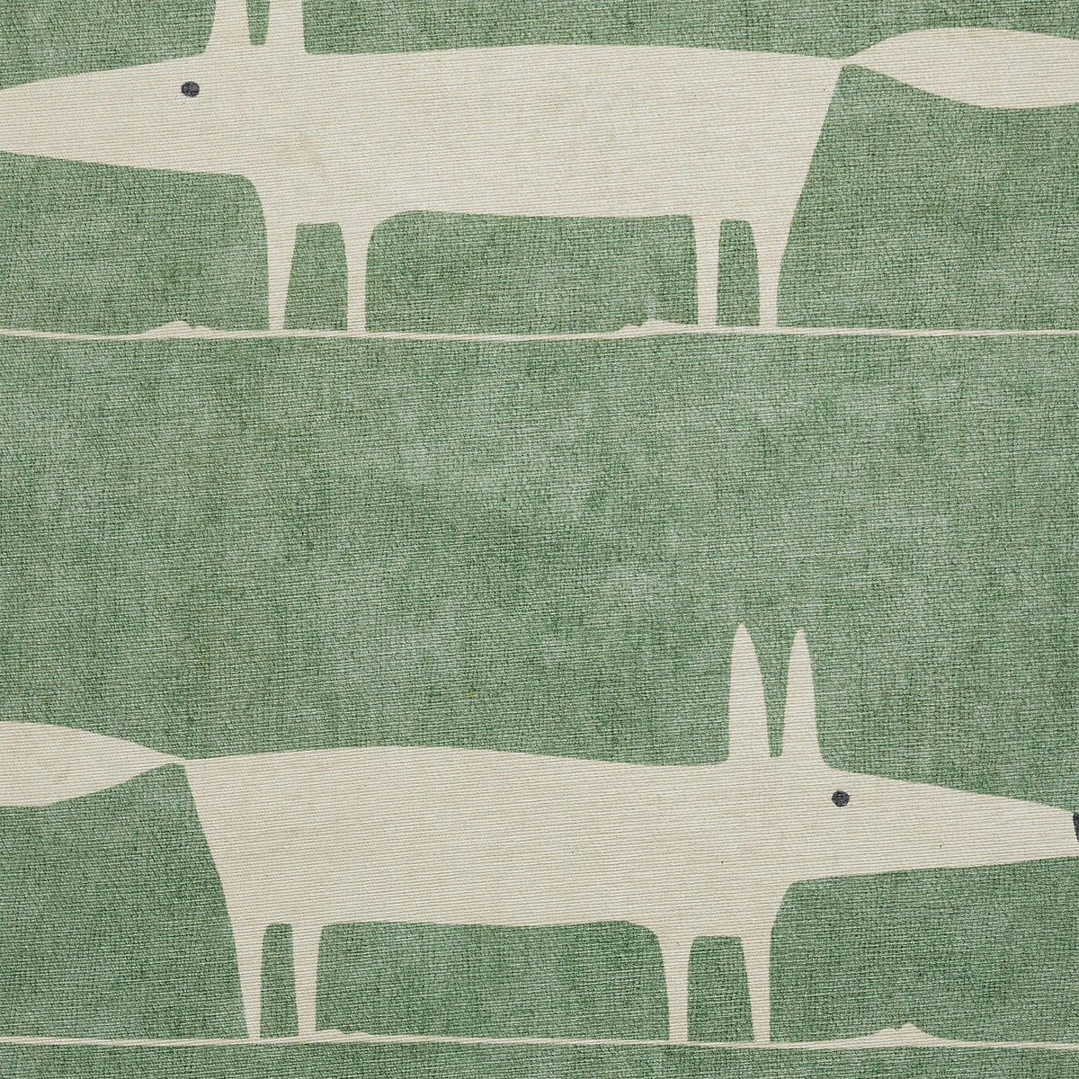 Scion Mr Fox Green White Rug from Roseland Furniture