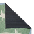 Scion Mr Fox Green White Rug from Roseland Furniture