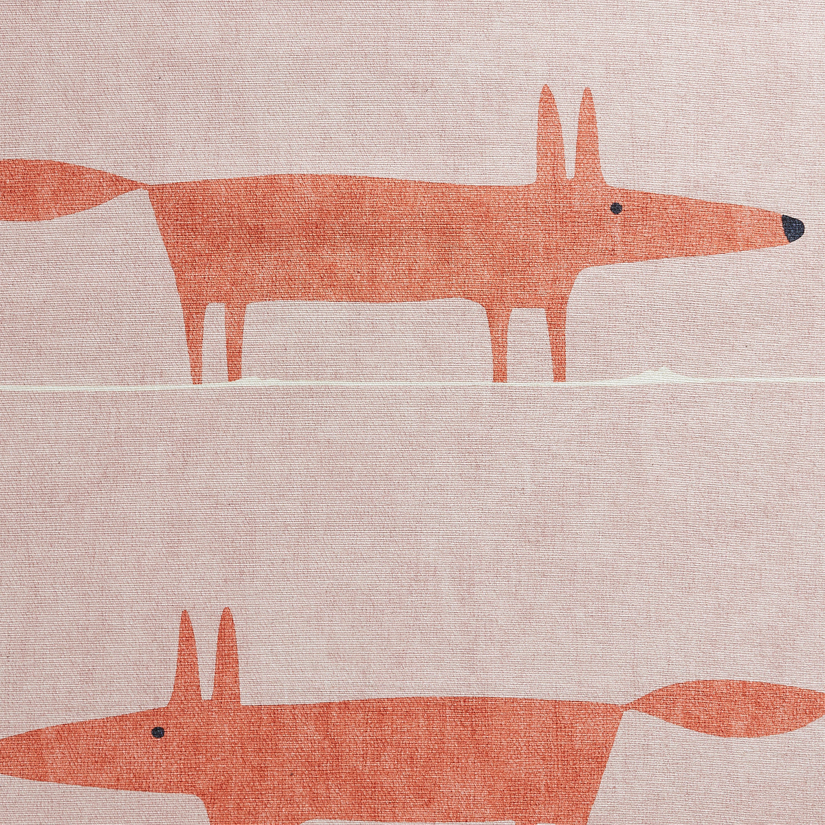 Scion Mr Fox Pink Terra Rug from Roseland Furniture
