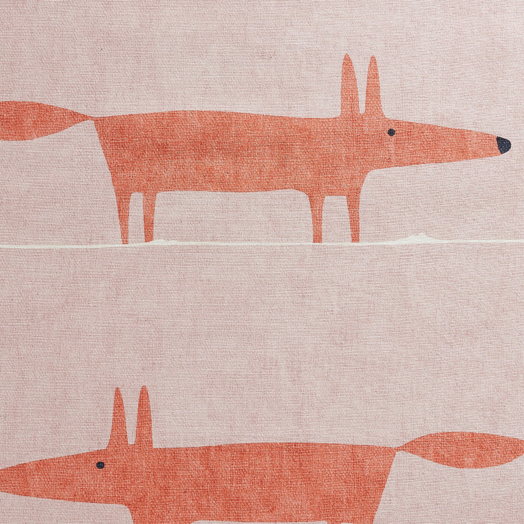 Scion Mr Fox Pink Terra Rug from Roseland Furniture