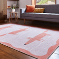Scion Mr Fox Pink Terra Rug from Roseland Furniture