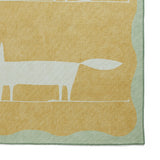 Scion Mr Fox Yellow White Rug from Roseland Furniture