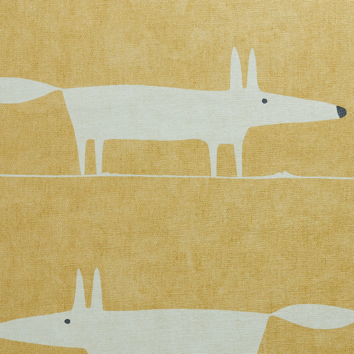 Scion Mr Fox Yellow White Rug from Roseland Furniture