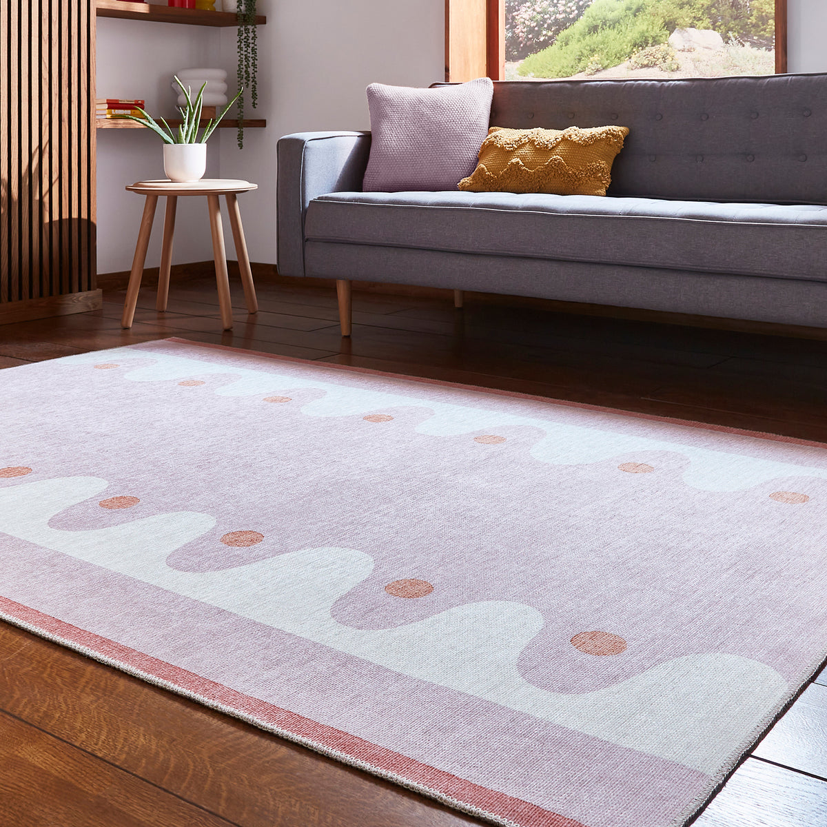 Scion Oakham Blush Rug from Roseland Furniture