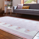Scion Oakham Blush Rug from Roseland Furniture