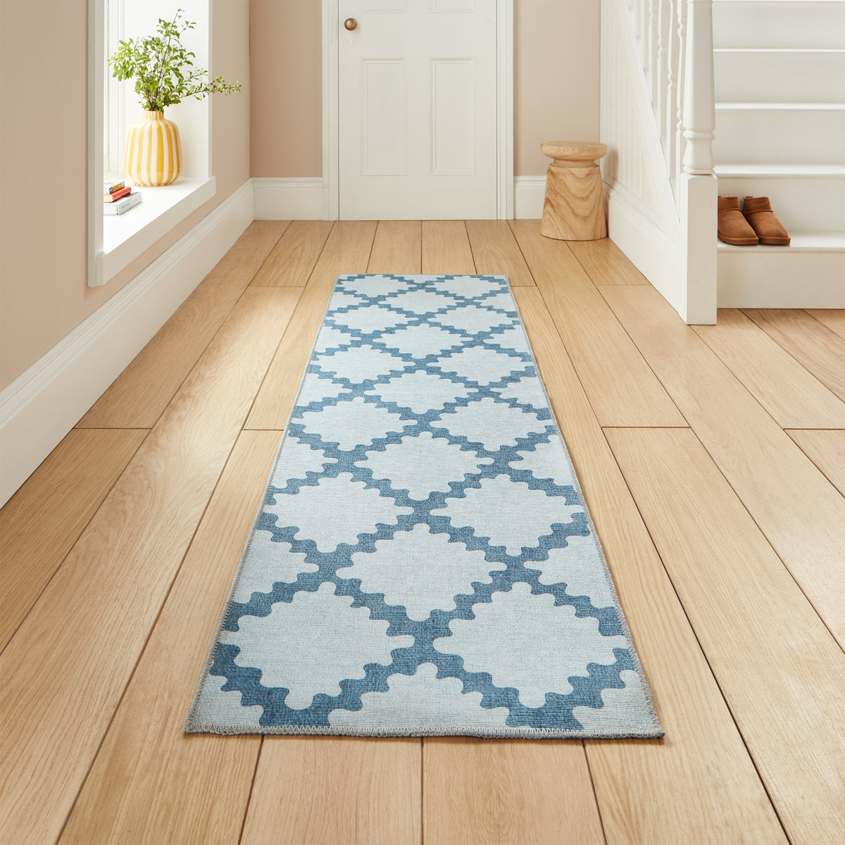 Scion Swithland Denim Runner from Roseland Furniture