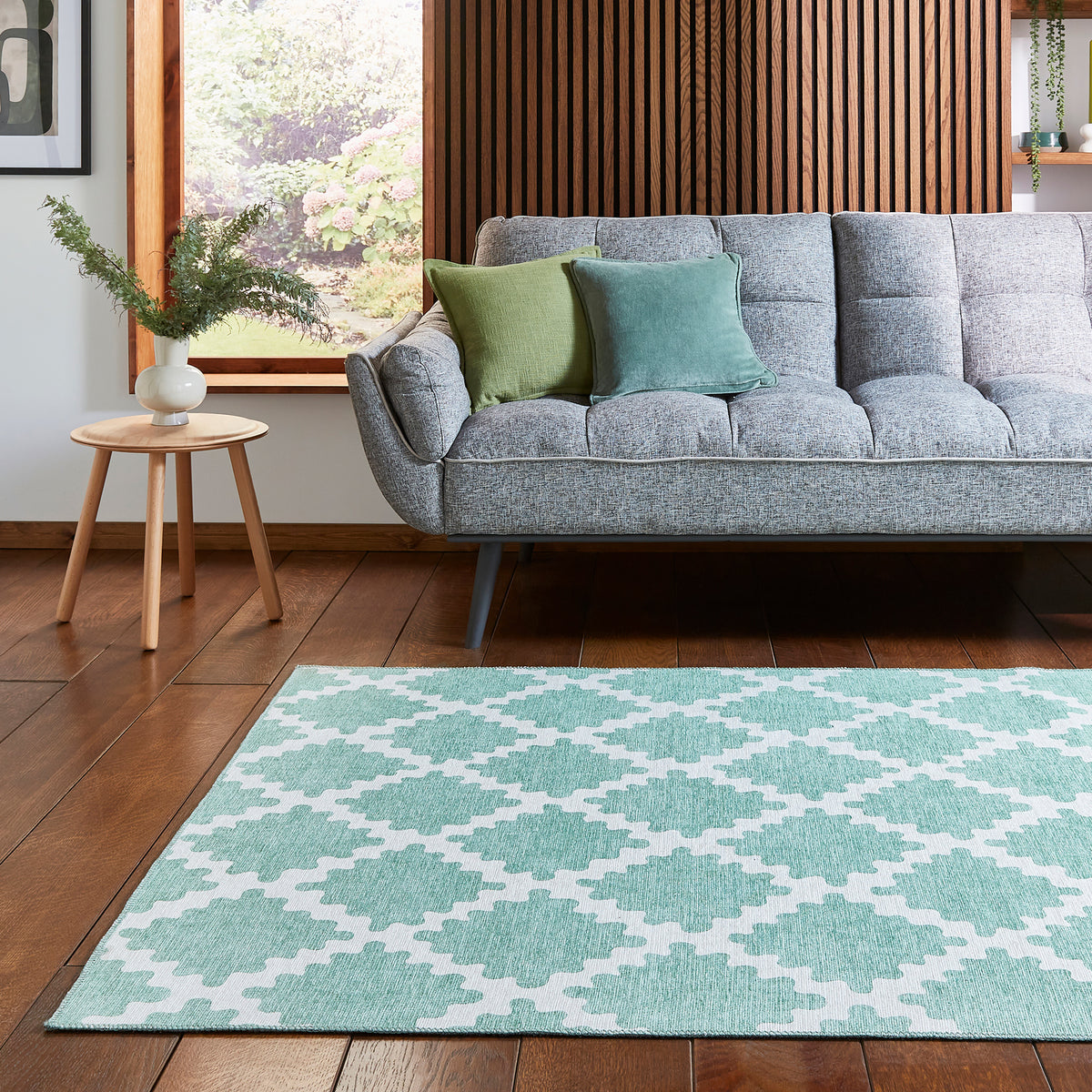 Scion Swithland Evergreen Rug from Roseland Furniture