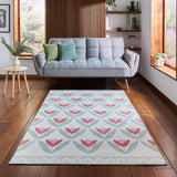 Scion Tulip Trellis Blush Rug from Roseland Furniture