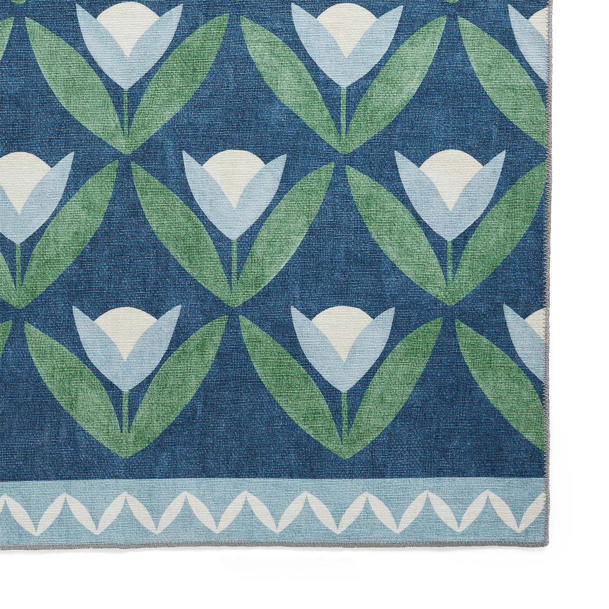 Scion Tulip Trellis Midnight Rug from Roseland Furniture