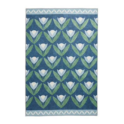 Scion Tulip Trellis Washable Rug