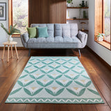 Scion Tulip Trellis Pine Rug from Roseland Furniture
