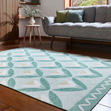 Scion Tulip Trellis Pine Rug from Roseland Furniture