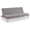 Sadie grey  velvet click clack sofa bed from Roseland Furniture