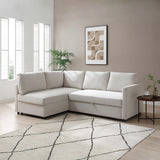 Staunton Corner Sofabed Natural from Roseland Furniture