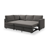 Staunton Corner Sofabed Grey from Roseland Furniture