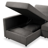Staunton Corner Sofabed Grey from Roseland Furniture